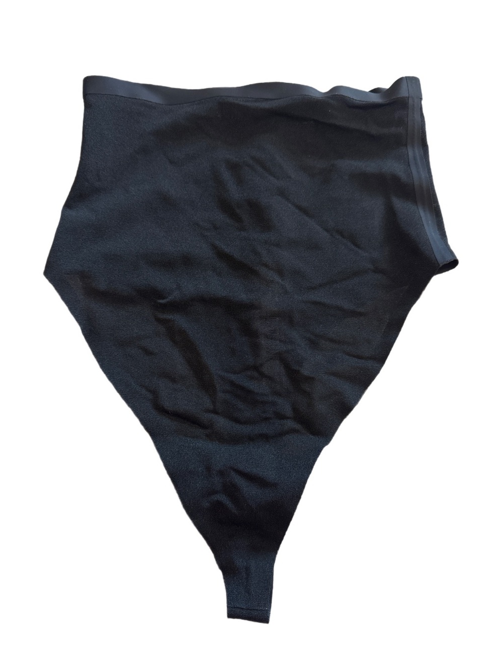 SKIMS Black High-Waist Mesh Seamless Thong Small NWT